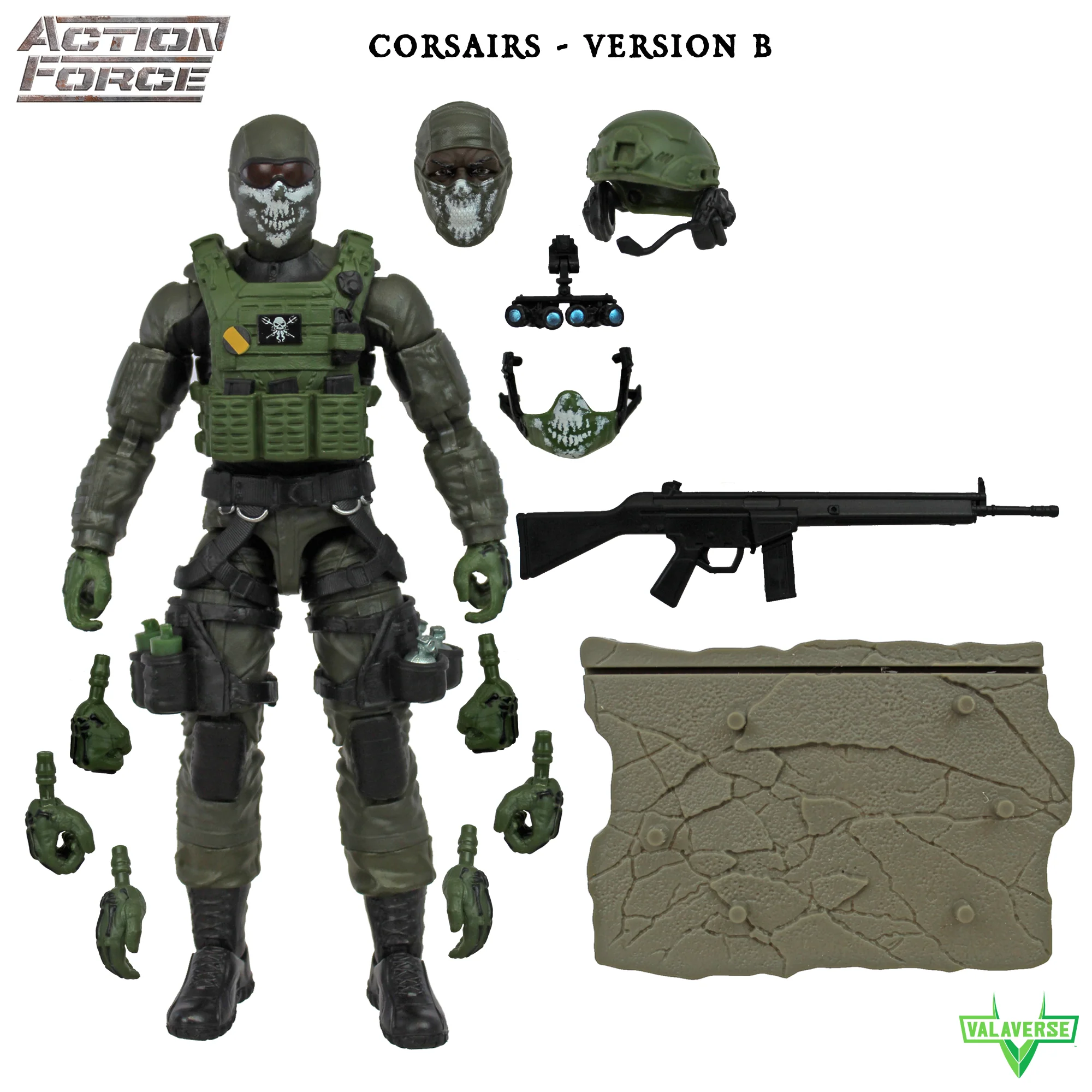 The Black Corsairs (Ver. B) 1/12 Scale Action Figure Gallery Image 4
