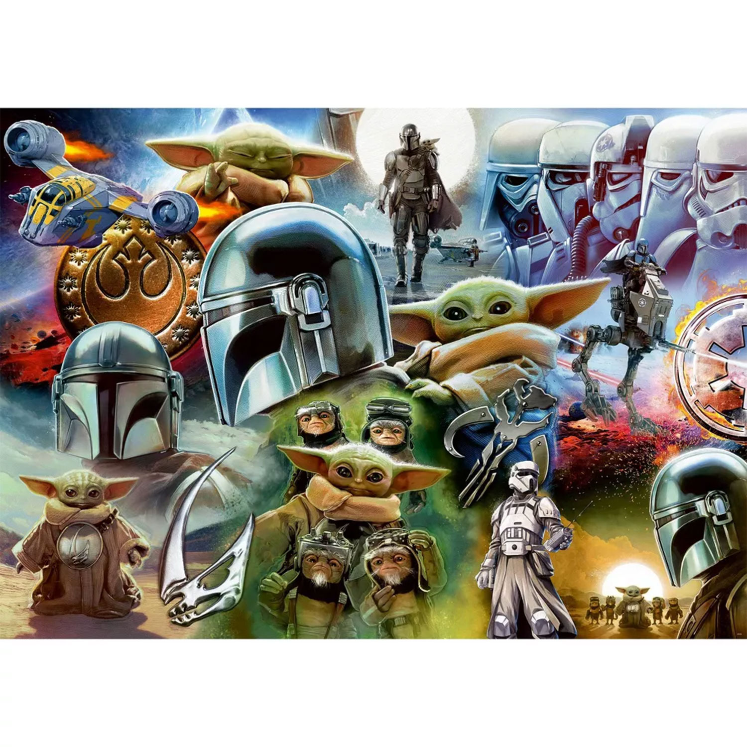 Star Wars: The Mandalorian and Grogu 1000-Piece Puzzle Gallery Image 3