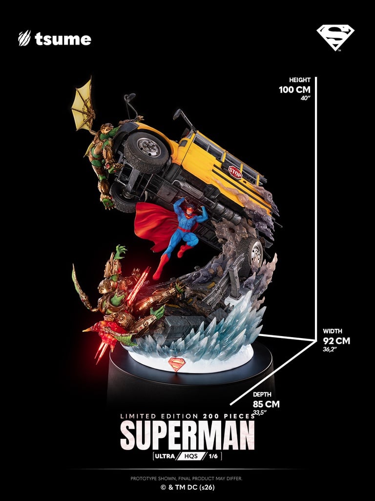 DC Comics HQS Dioramax Superman 1/6 Scale Limited Edition Statue Gallery Image 34