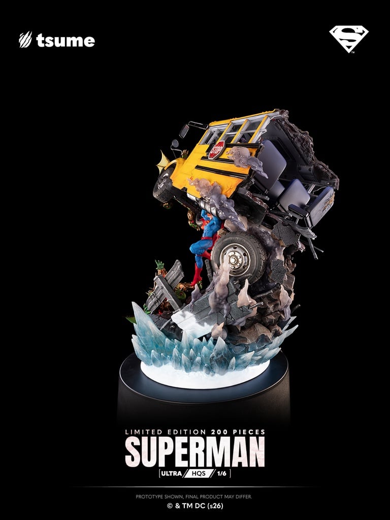 DC Comics HQS Dioramax Superman 1/6 Scale Limited Edition Statue Gallery Image 9