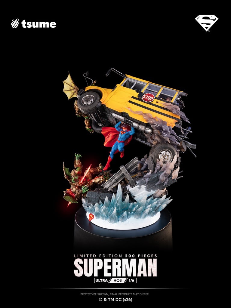 DC Comics HQS Dioramax Superman 1/6 Scale Limited Edition Statue Gallery Image 10