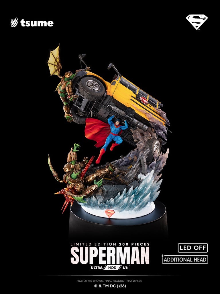 DC Comics HQS Dioramax Superman 1/6 Scale Limited Edition Statue Gallery Image 5
