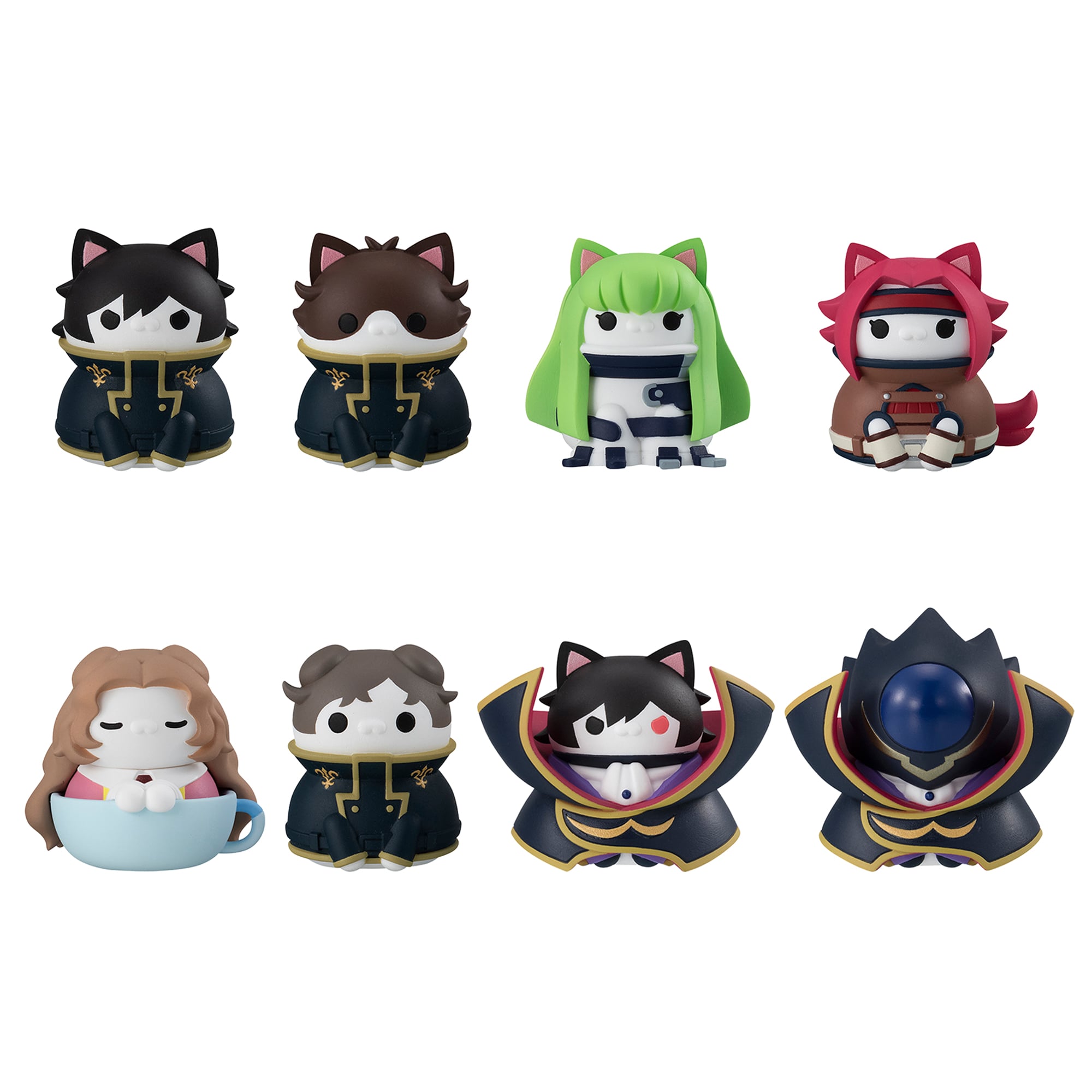 Code Geass: Lelouch of the Rebellion Mega Cat Project Code Genyass Box of 8 Random Figures Gallery Image 3