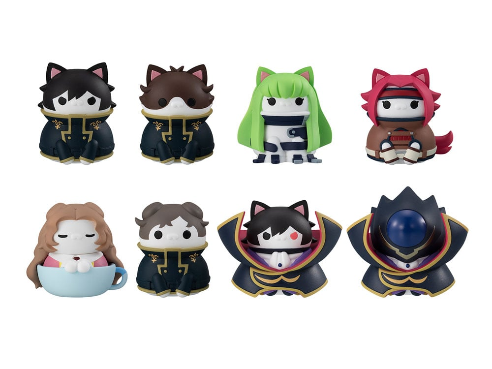Code Geass: Lelouch of the Rebellion Mega Cat Project Code Genyass Box of 8 Random Figures Gallery Image 1