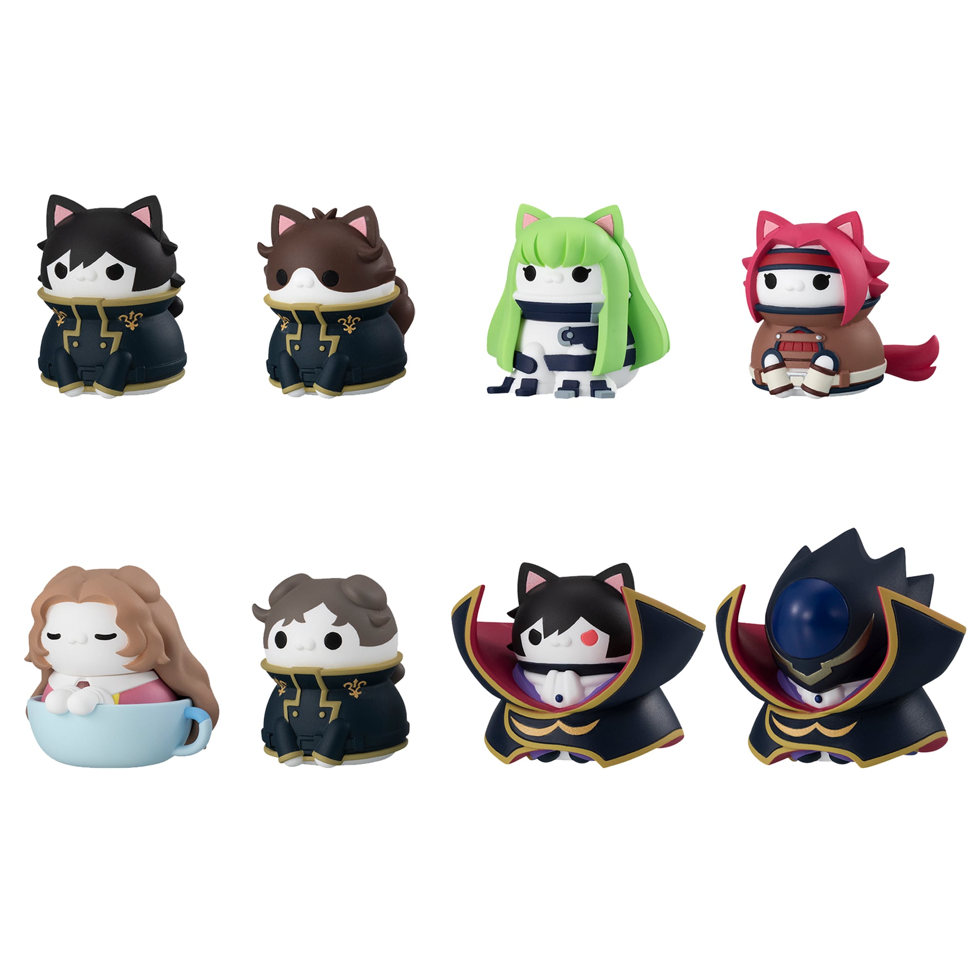 Code Geass: Lelouch of the Rebellion Mega Cat Project Code Genyass Box of 8 Random Figures Gallery Image 4