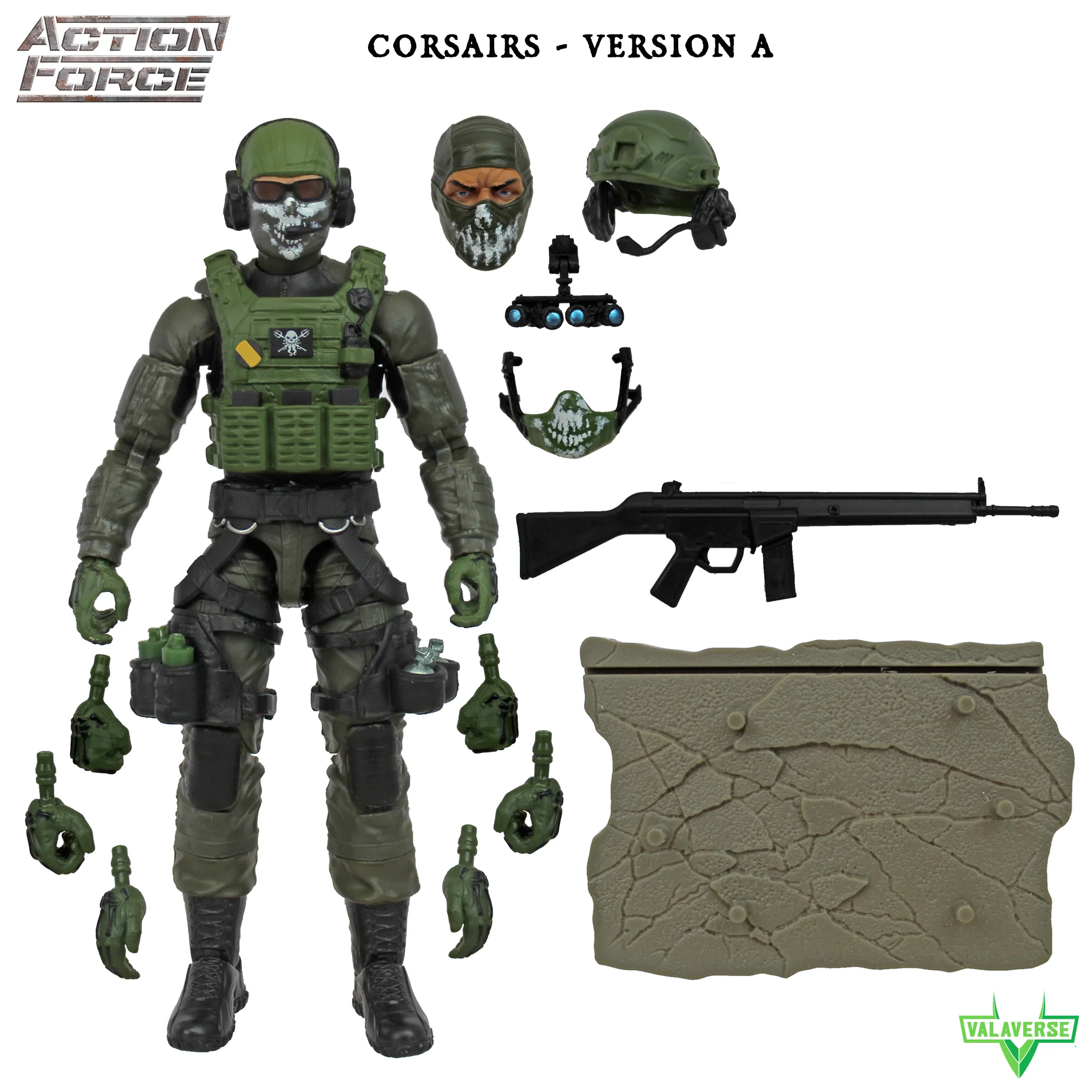 The Black Corsairs (Ver. A) 1/12 Scale Action Figure Gallery Image 4