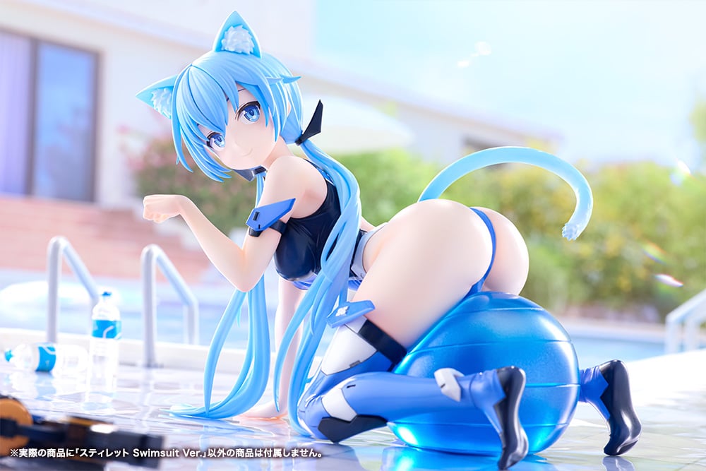 Frame Arms Girl Stylet (Swimsuit Ver.) Figure Gallery Image 6