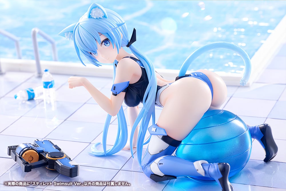 Frame Arms Girl Stylet (Swimsuit Ver.) Figure Gallery Image 5