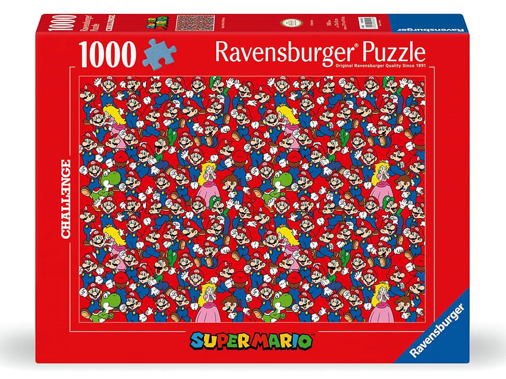 Super Mario Bros Challenge 1000-Piece Puzzle Gallery Image 1