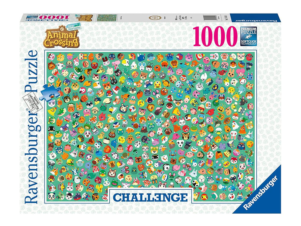 Animal Crossing Challenge 1000-Piece Puzzle Gallery Image 1