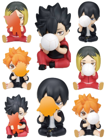 Haikyu!! Perihapi! Kakurenbo Karasuno High & Nekoma High Box of 8 Random Figures Gallery Image 2