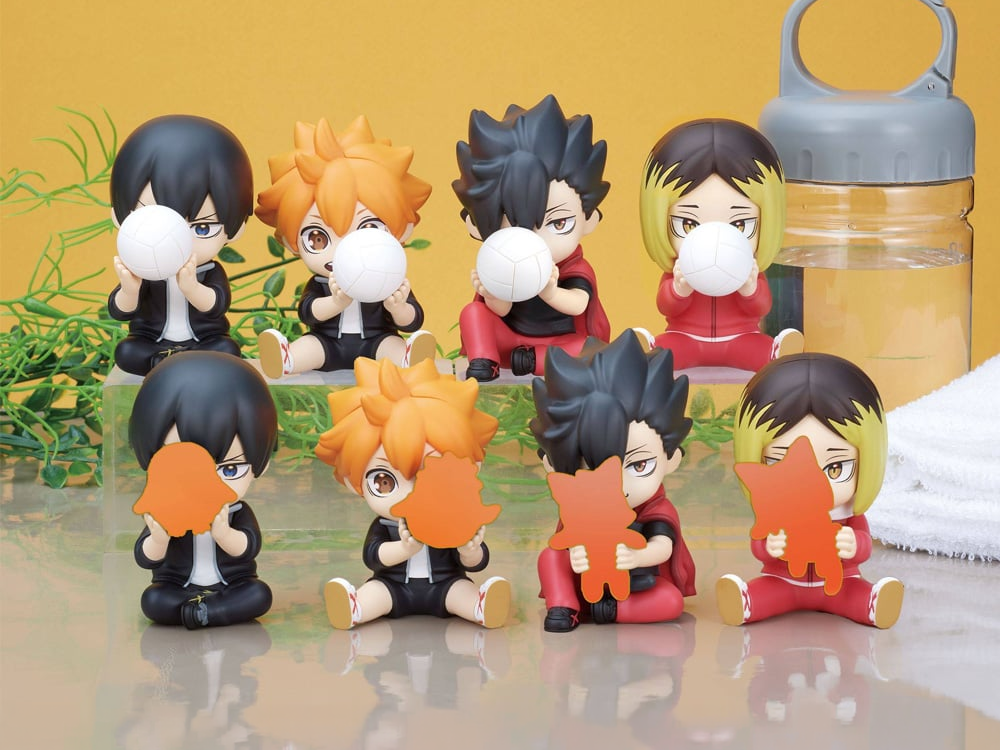 Haikyu!! Perihapi! Kakurenbo Karasuno High & Nekoma High Box of 8 Random Figures Gallery Image 1