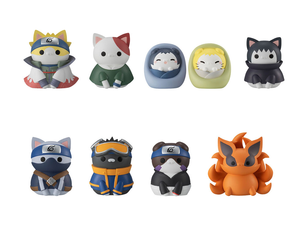 Naruto: Shippuden Nyaruto! Mega Cat Project Once Upon a Time in Konoha Village Box of 8 Random Figures (Reissue) Gallery Image 1
