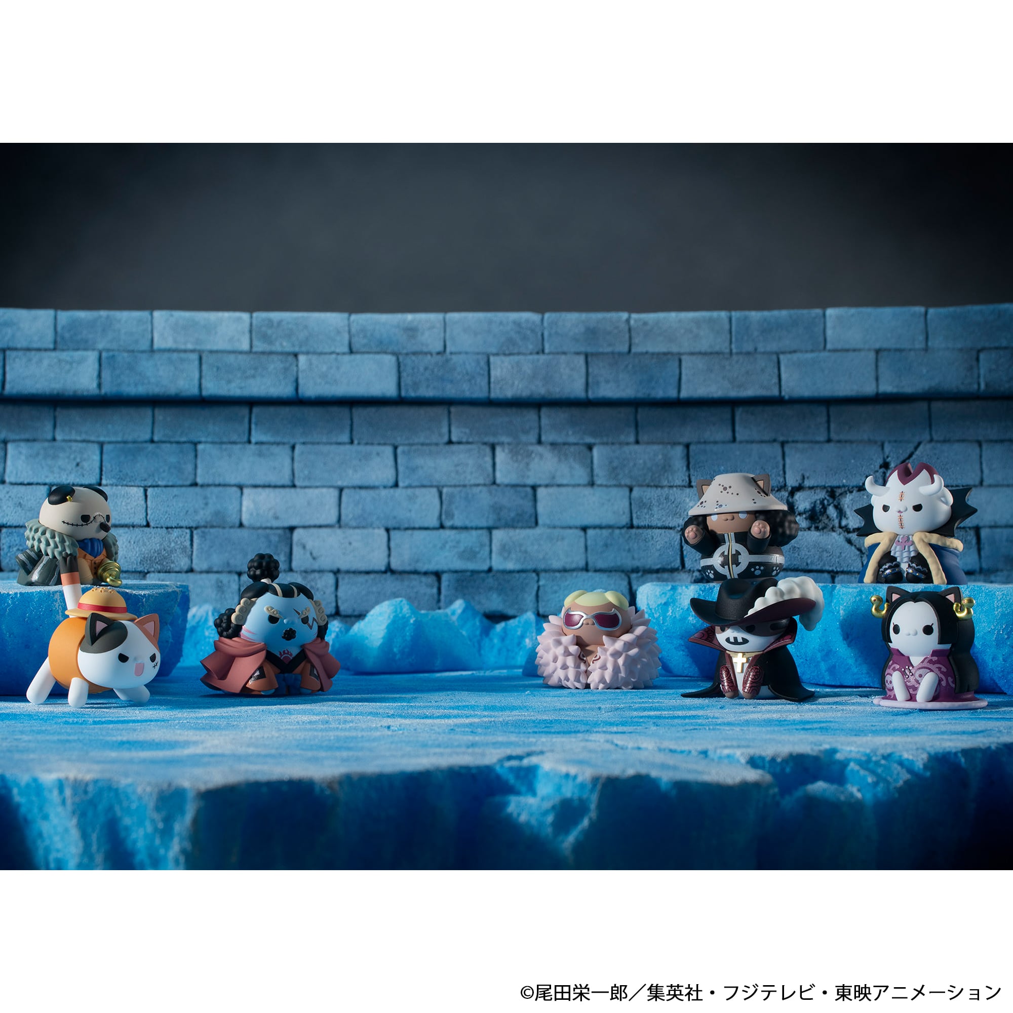One Piece Mega Cat Project Nyan Piece Nyan! Luffy & the Seven Warlords of the Sea Ver. Box of 8 Random Figures (Reissue) Gallery Image 14