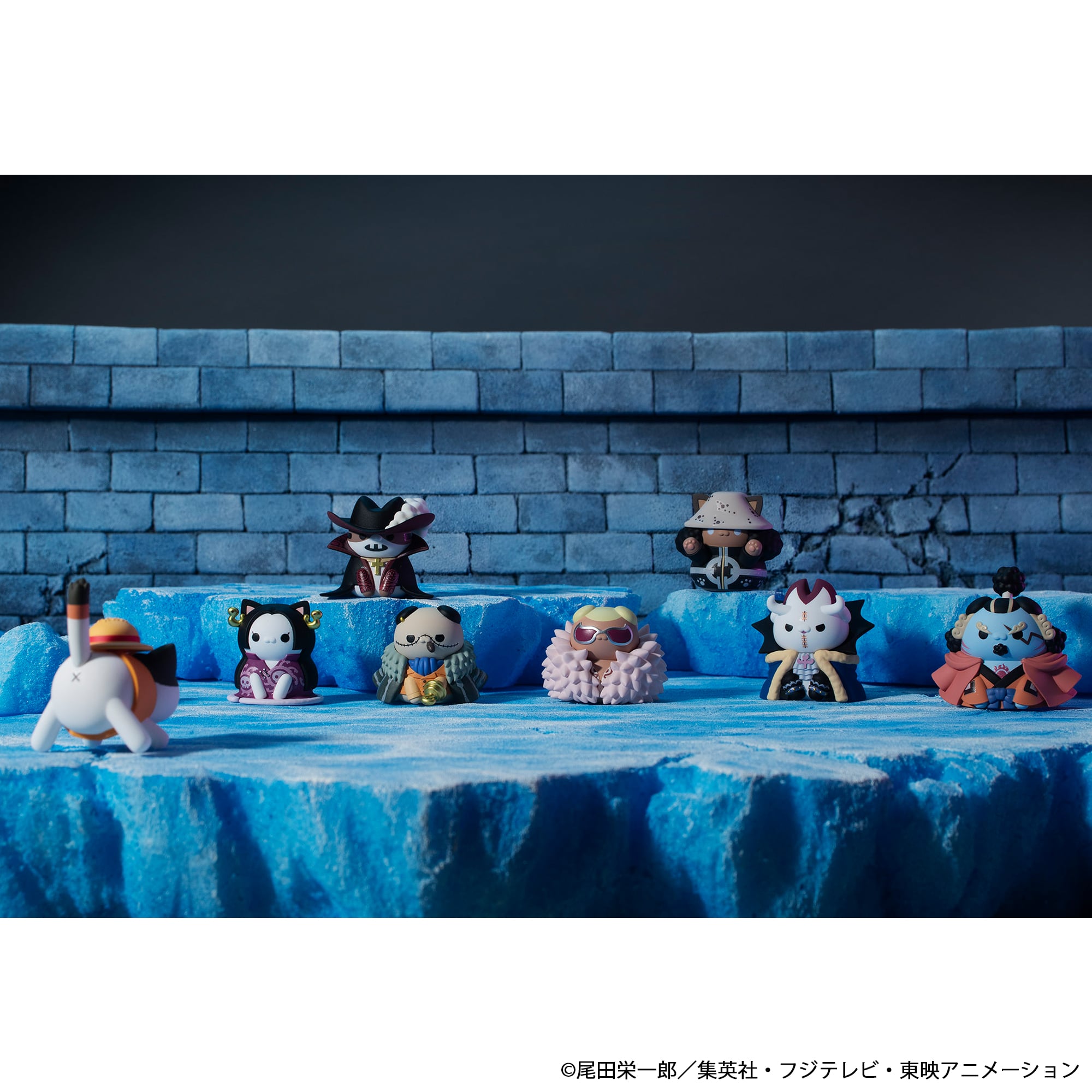 One Piece Mega Cat Project Nyan Piece Nyan! Luffy & the Seven Warlords of the Sea Ver. Box of 8 Random Figures (Reissue) Gallery Image 15