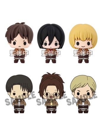 Attack on Titan Chokorin Collection Attack on Titan Box of 6 Random Figures Gallery Image 2
