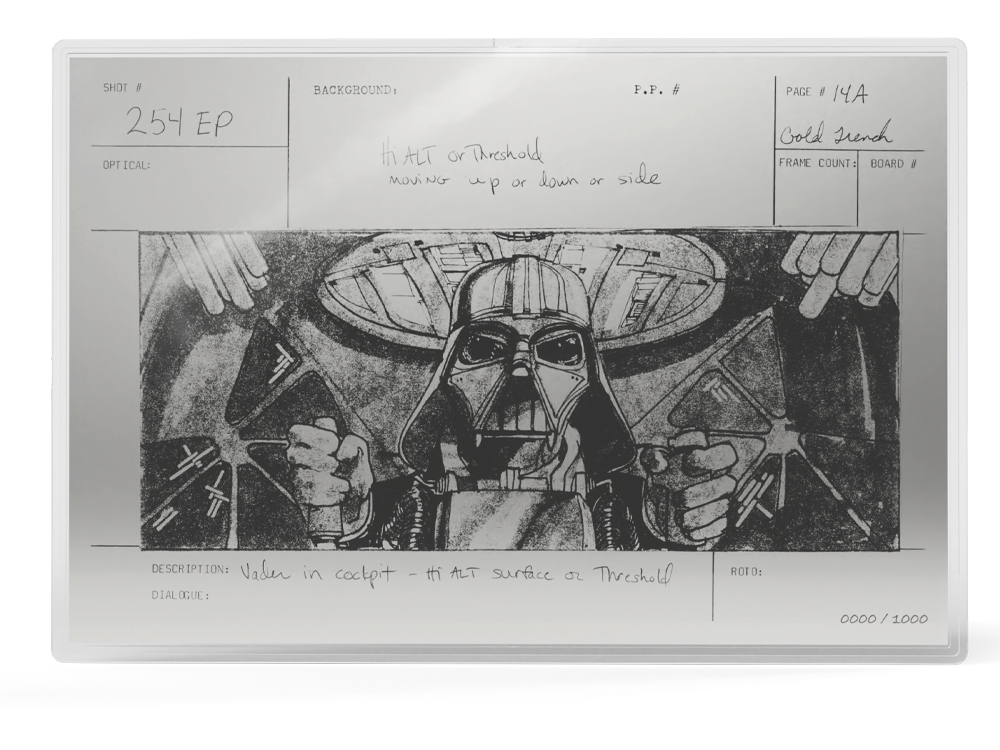 2026 Niue Star Wars Darth Vader Trench Run Limited Edition 1 oz Silver Foil Gallery Image 1