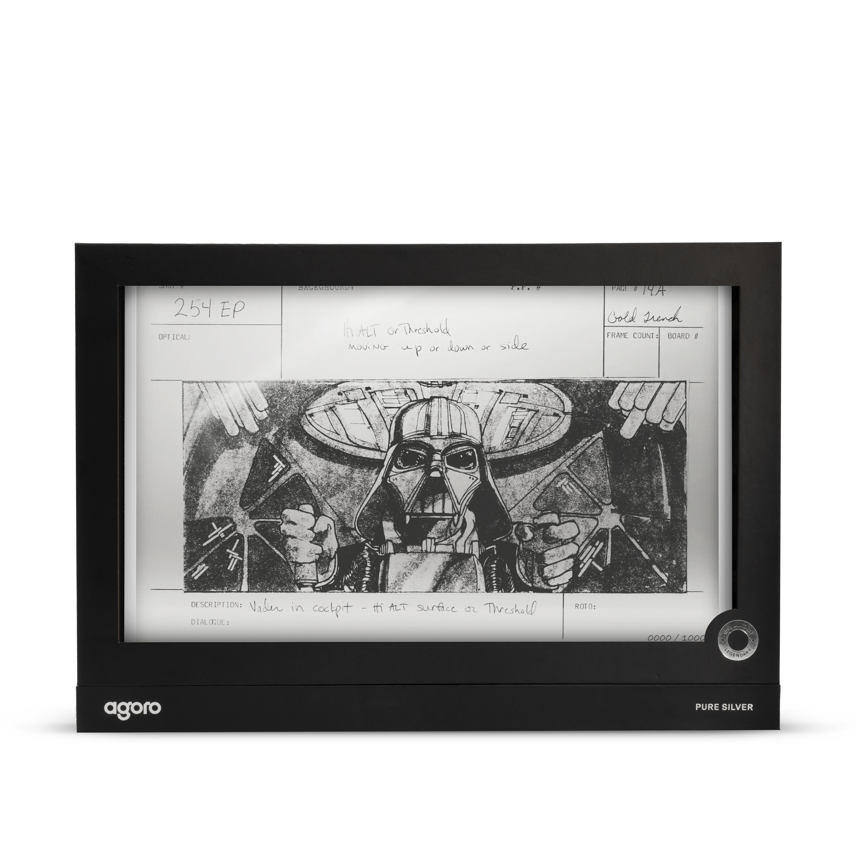 2026 Niue Star Wars Darth Vader Trench Run Limited Edition 1 oz Silver Foil Gallery Image 7