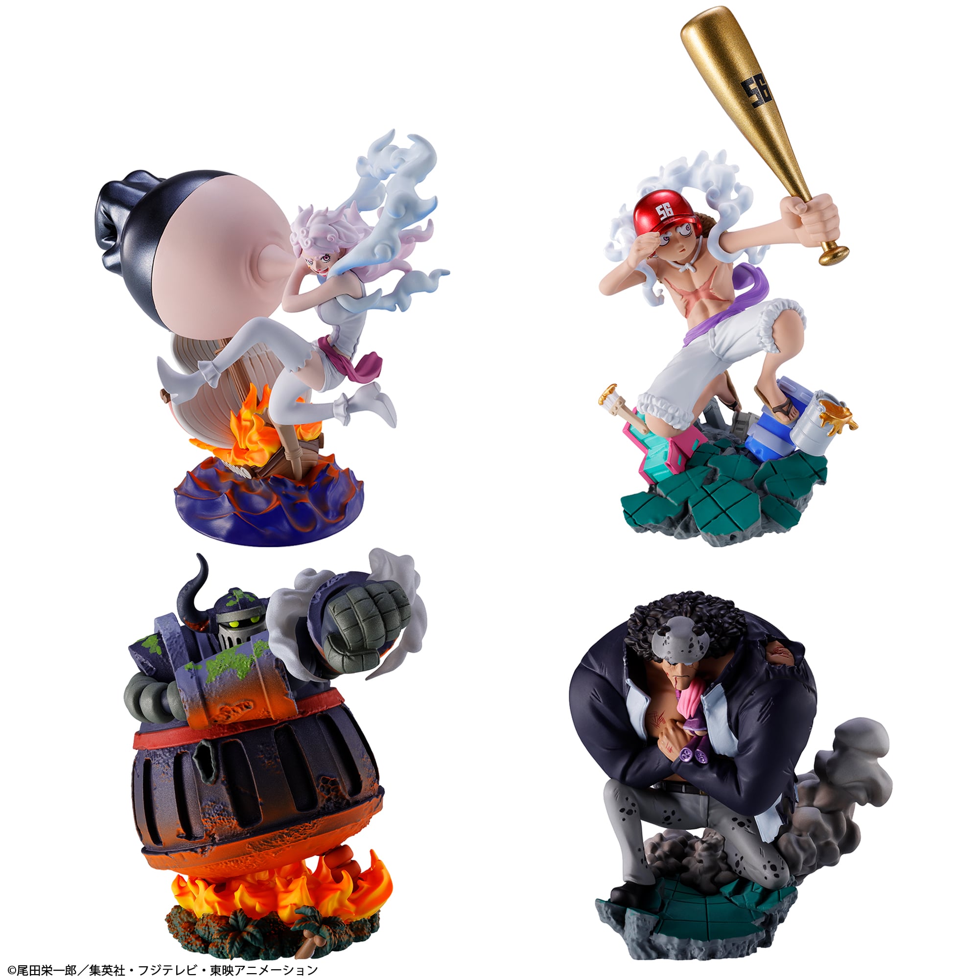 One Piece Logbox Re:Birth Petitrama Egghead 02 Box of 4 Figures Gallery Image 3