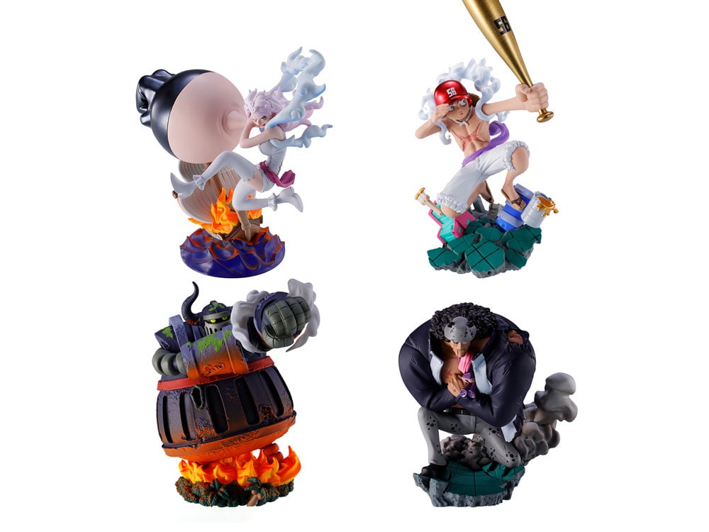 One Piece Logbox Re:Birth Petitrama Egghead 02 Box of 4 Figures Gallery Image 1