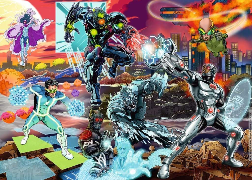 DC Comics Collector's Edition Cyborg 1000-Piece Puzzle Gallery Image 3