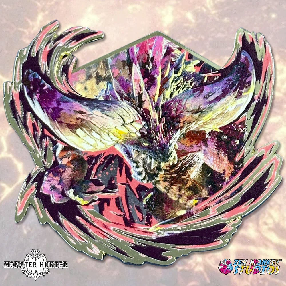 Monster Hunter Painterly Series Nergigante Limited Edition Pin Gallery Image 3