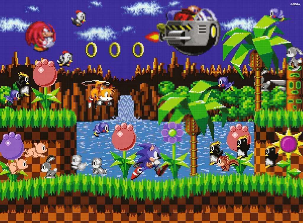 Sonic the Hedgehog 500-Piece Puzzle Gallery Image 3