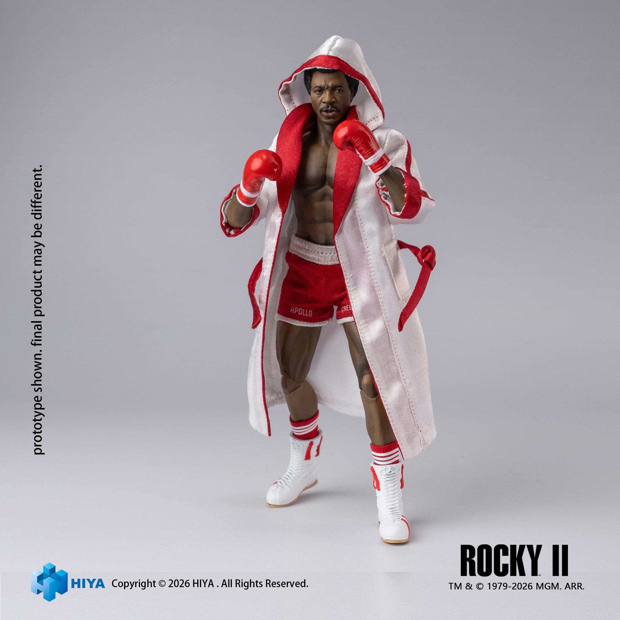 Rocky II Exquisite Super Series Apollo Creed 1/12 Scale Action Figure Gallery Image 6