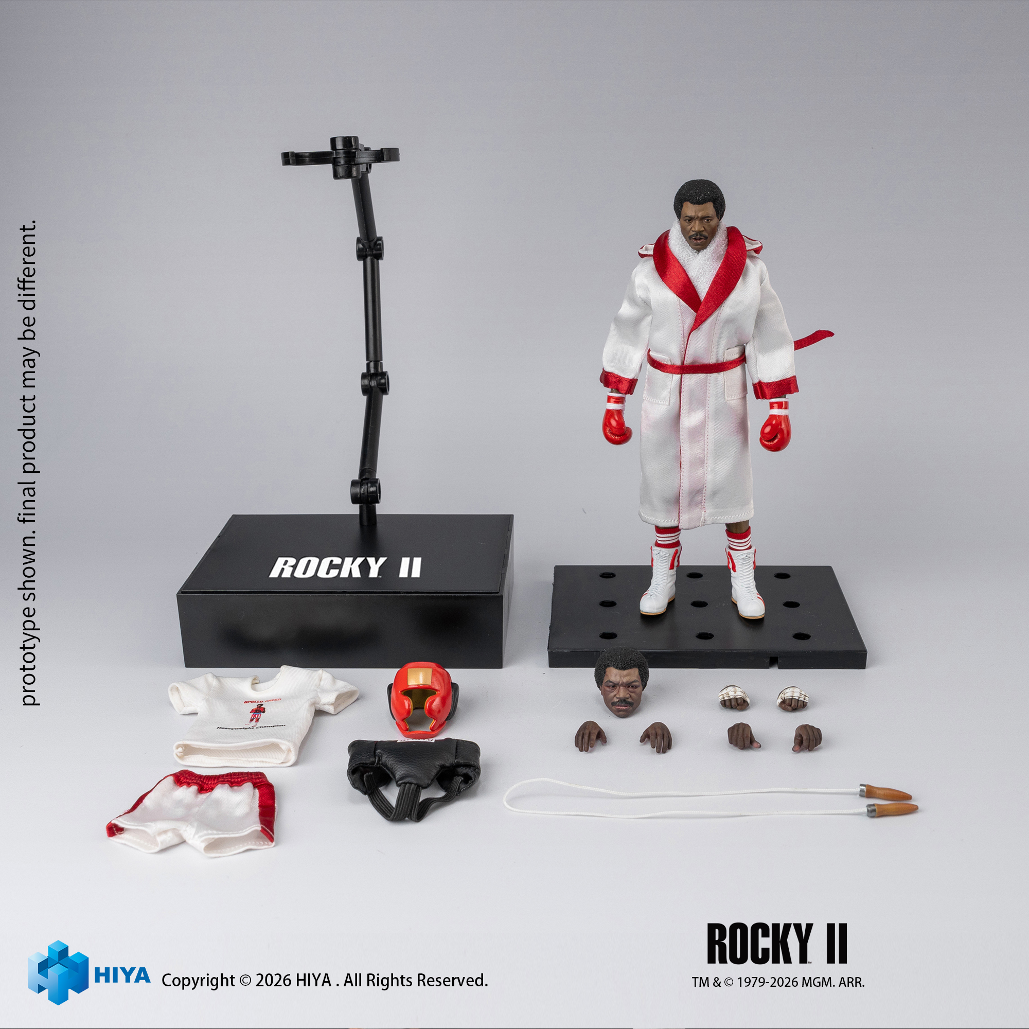 Rocky II Exquisite Super Series Apollo Creed 1/12 Scale Action Figure Gallery Image 12