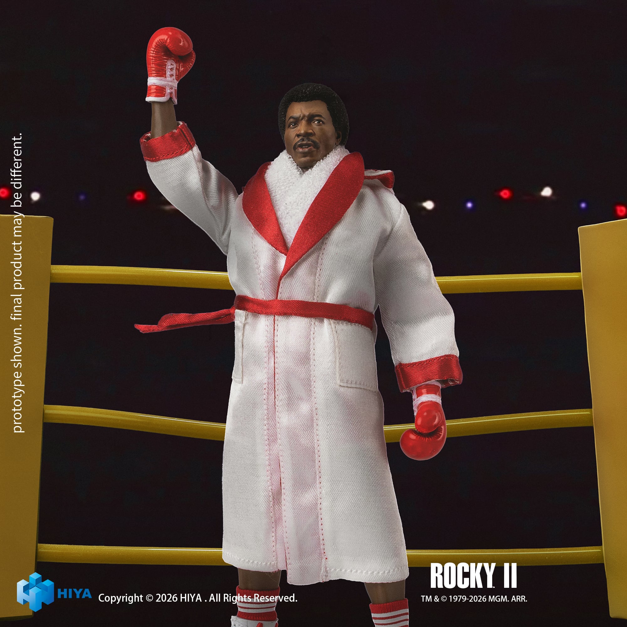 Rocky II Exquisite Super Series Apollo Creed 1/12 Scale Action Figure Gallery Image 5