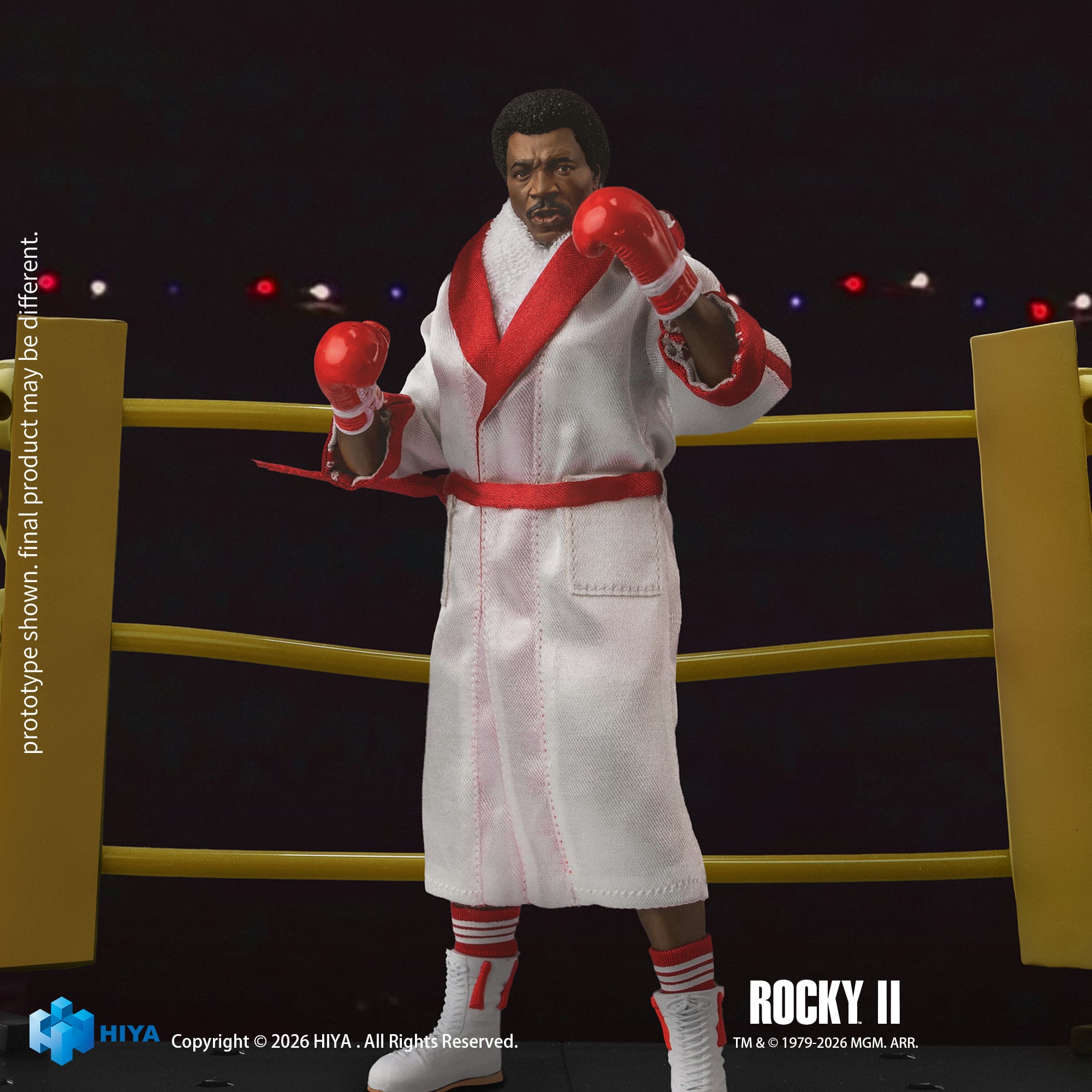 Rocky II Exquisite Super Series Apollo Creed 1/12 Scale Action Figure Gallery Image 4