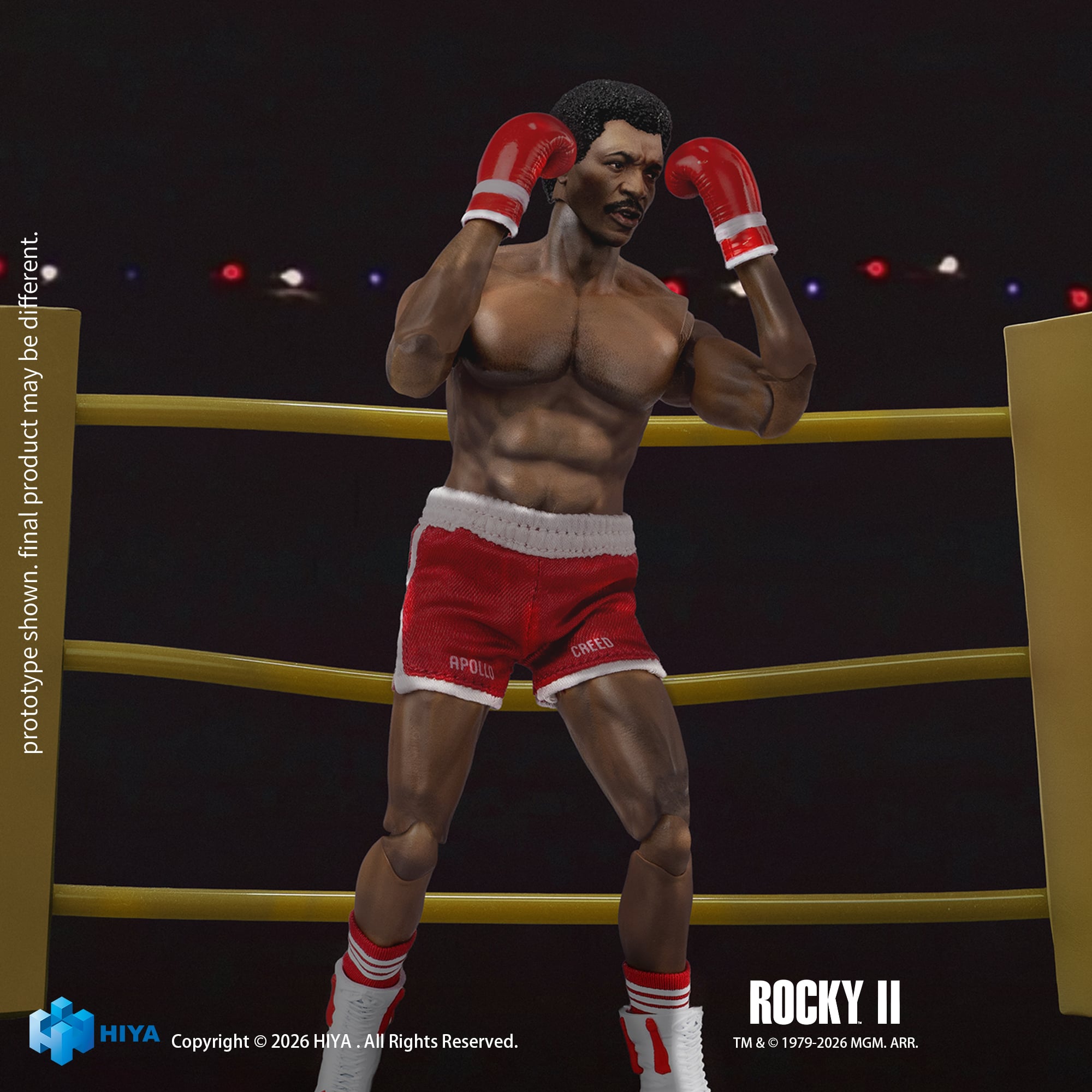 Rocky II Exquisite Super Series Apollo Creed 1/12 Scale Action Figure Gallery Image 3