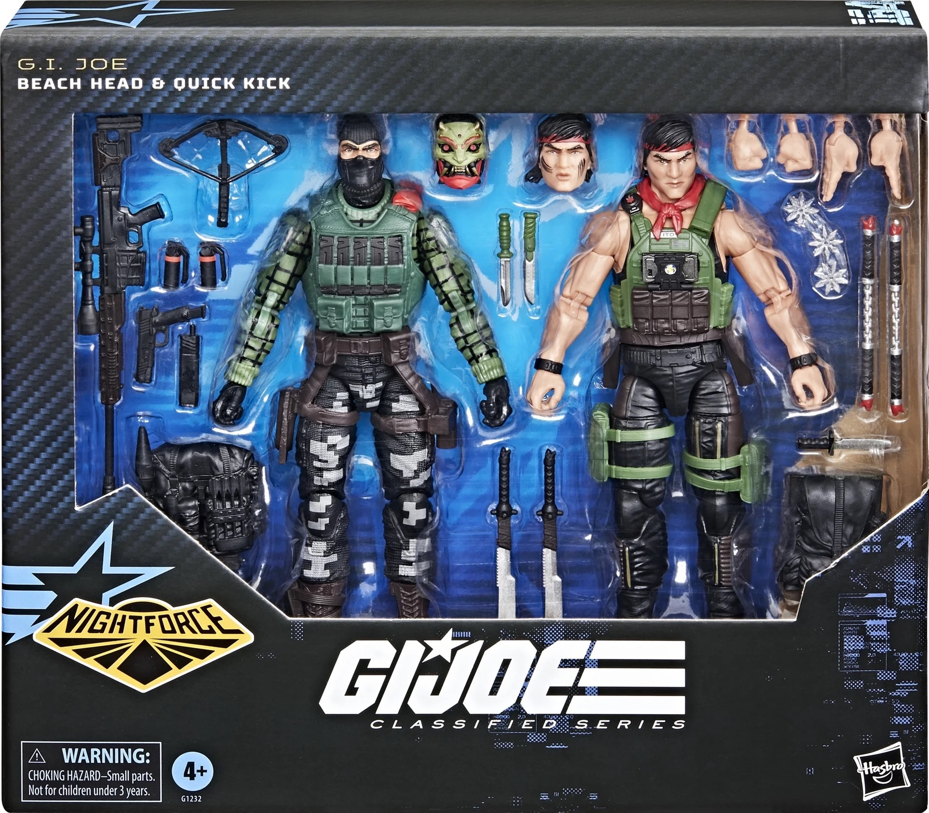 G.I. Joe Classified Series #164 Night Force Beach Head & Quick Kick Action Figure Two-Pack Gallery Image 15