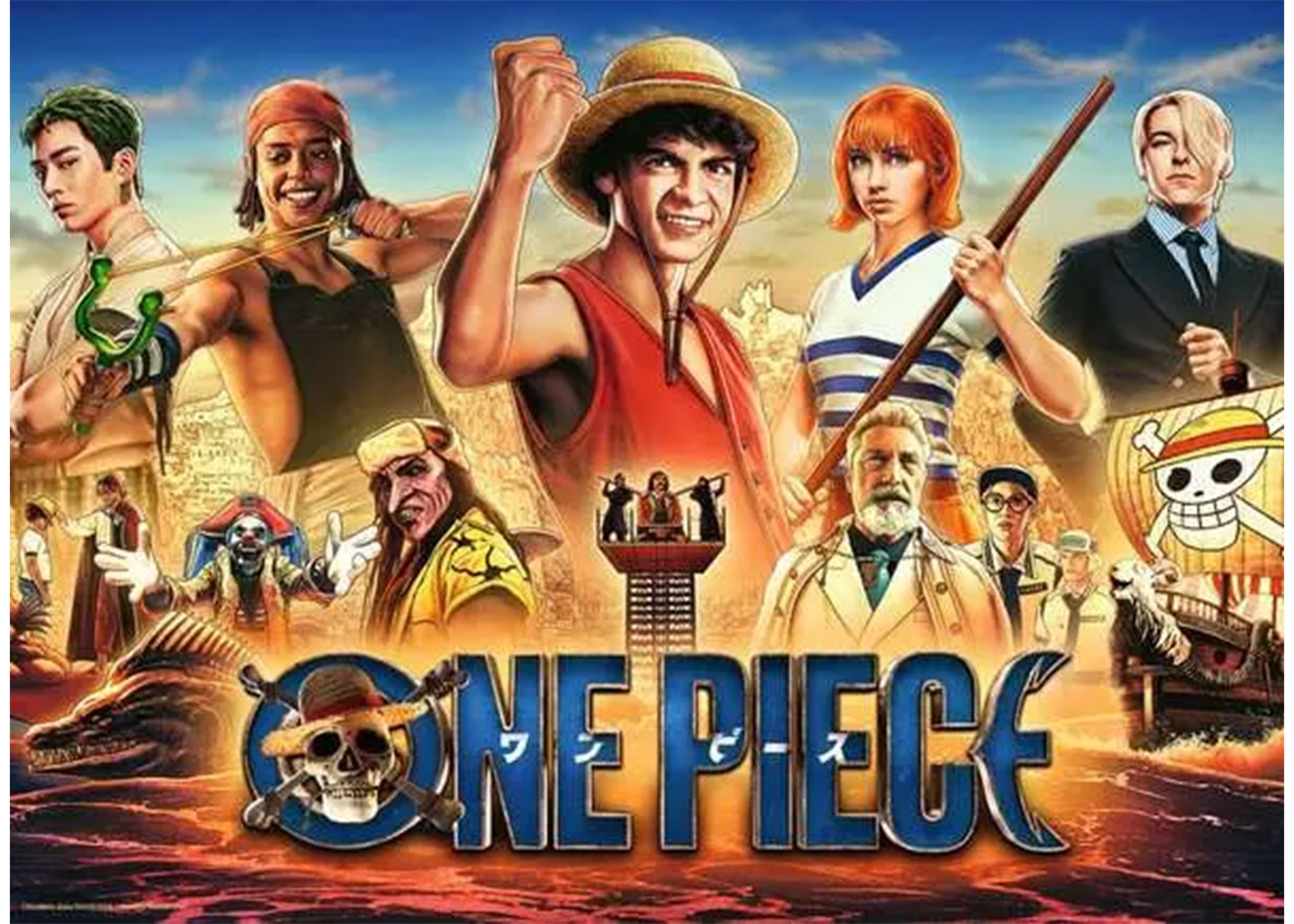 One Piece (Netflix) The Adventures of the Straw Hat Pirates 500-Piece Puzzle Gallery Image 3