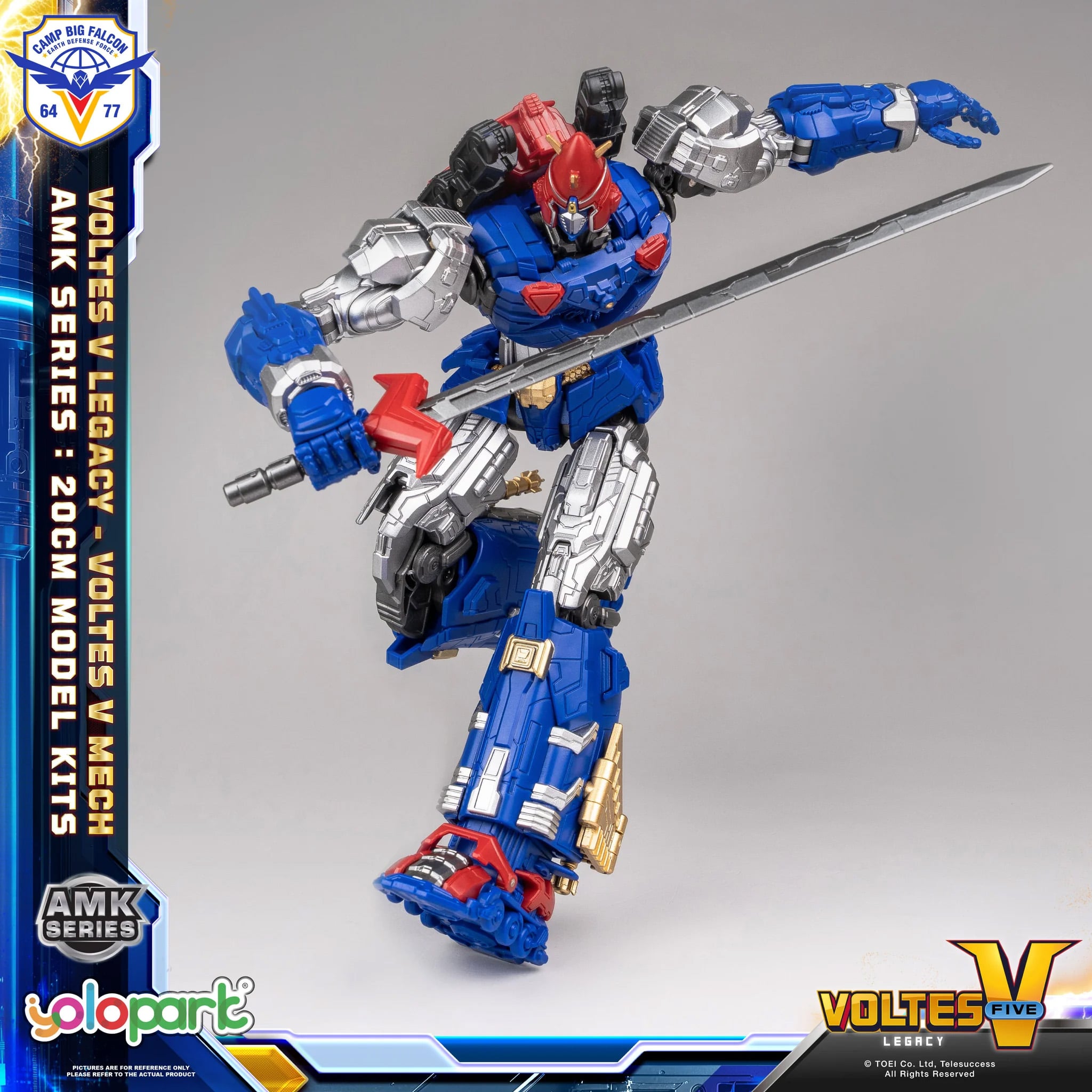 Voltes V: Legacy AMK Voltes V Mech Model Kit Gallery Image 20