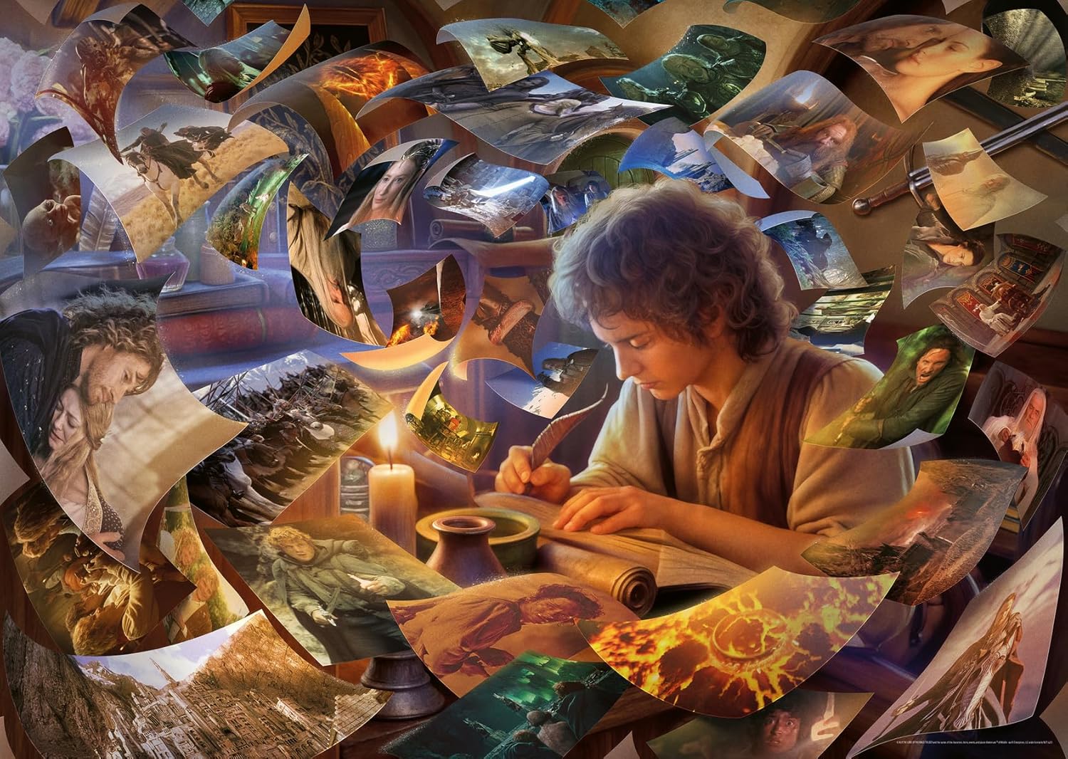The Lord of the Rings Frodo's Journey 1000-Piece Puzzle Gallery Image 3