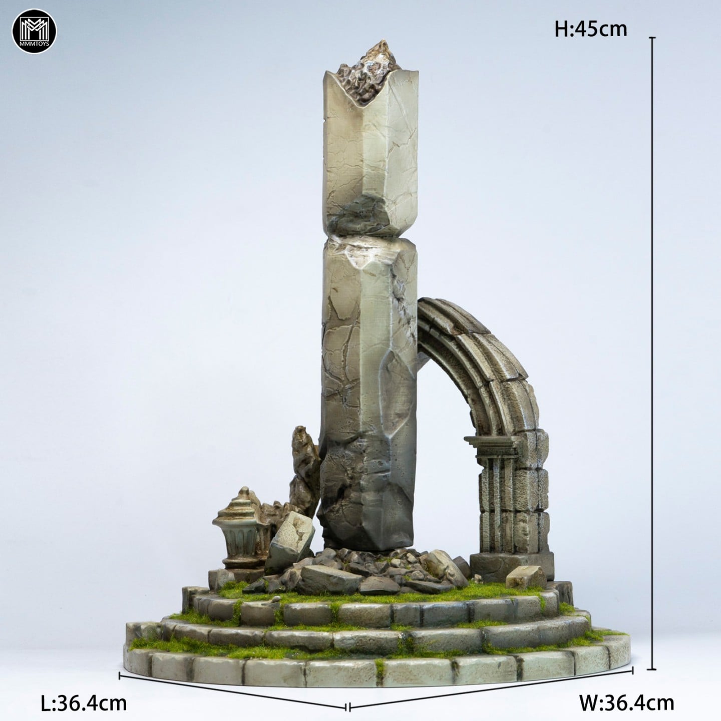 Ruined Pillar Ruins 1/12 Scale Diorama Gallery Image 10