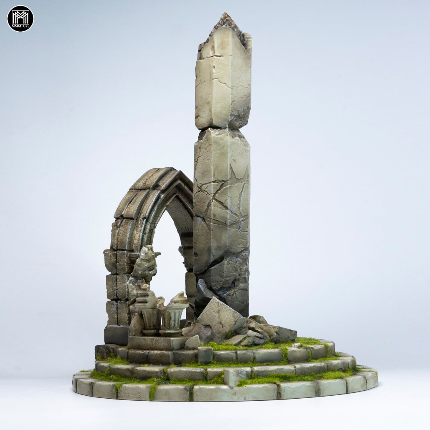 Ruined Pillar Ruins 1/12 Scale Diorama Gallery Image 7