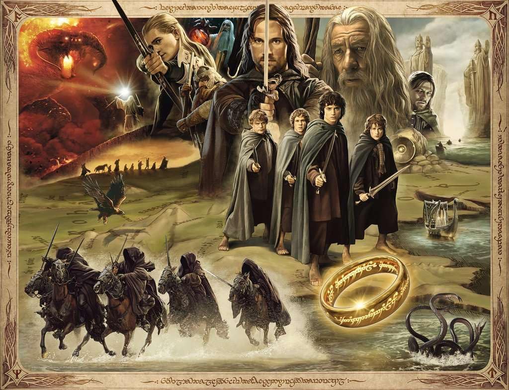 The Lord of the Rings: The Fellowship of the Ring 2000-Piece Puzzle Gallery Image 4