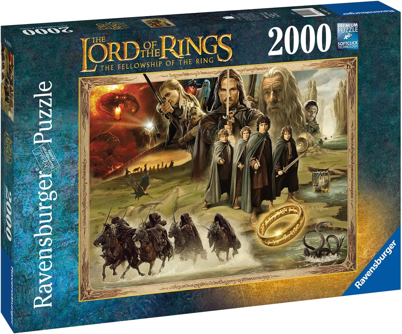 The Lord of the Rings: The Fellowship of the Ring 2000-Piece Puzzle Gallery Image 3