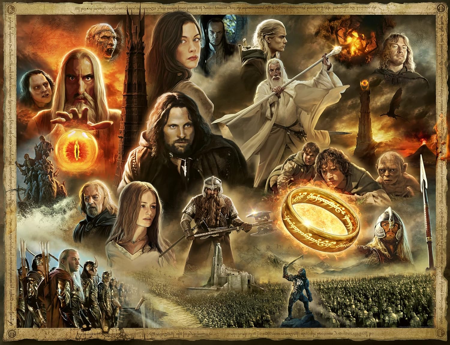 The Lord of the Rings: The Two Towers 2000-Piece Puzzle Gallery Image 3