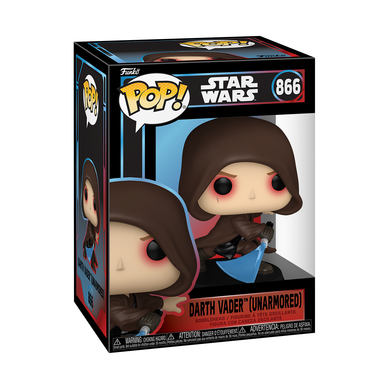 Star Wars Pop! #866 Darth Vader (Unarmored)​ Gallery Image 3