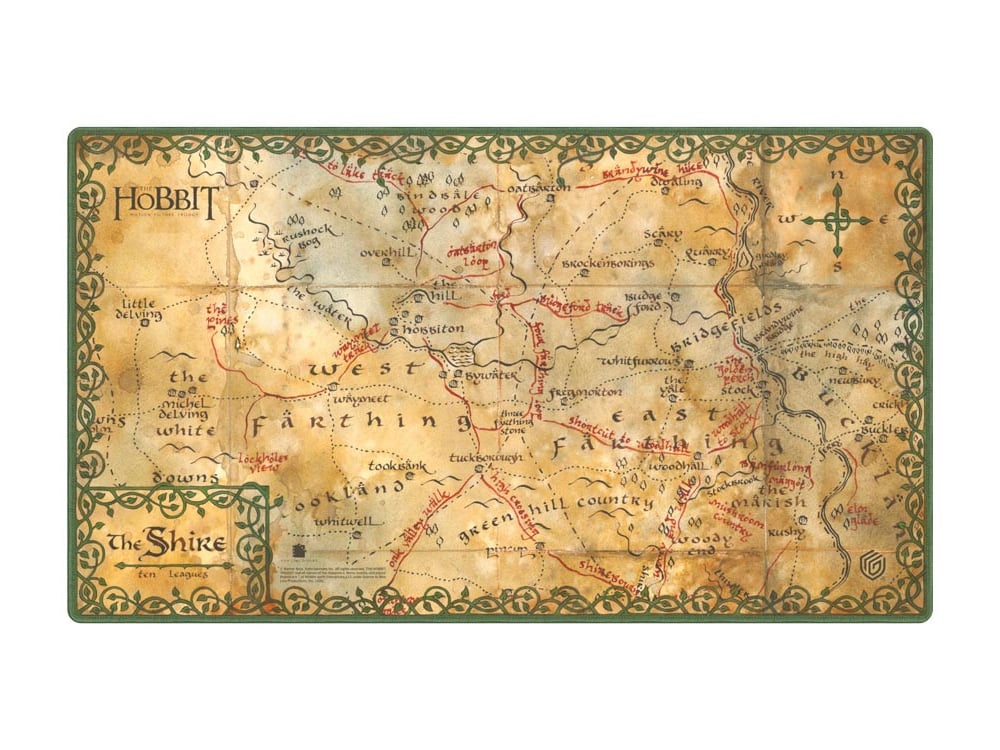 The Hobbit The Shire Map Playmat Gallery Image 1
