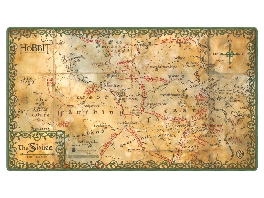 The Hobbit The Shire Map Playmat Gallery Image 3