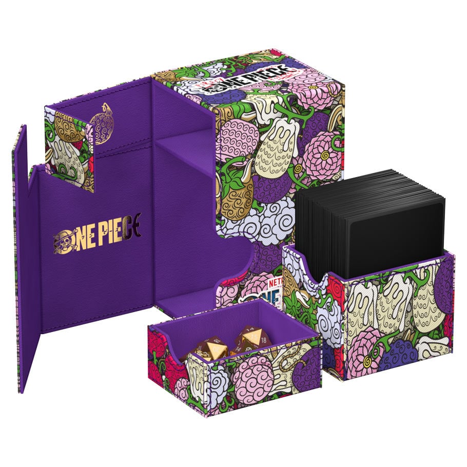 One Piece (Netflix) Devil Fruit Pattern Flip`n`Tray 80+ Deck Box