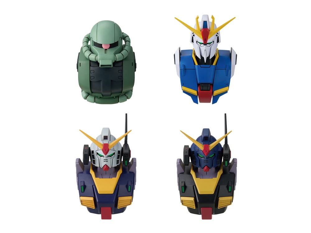 Mobile Suit Gundam Ichibansho Zakka Gundam Head Magnet (Universal Century Saga 2) Box of 4 Magnets Gallery Image 1