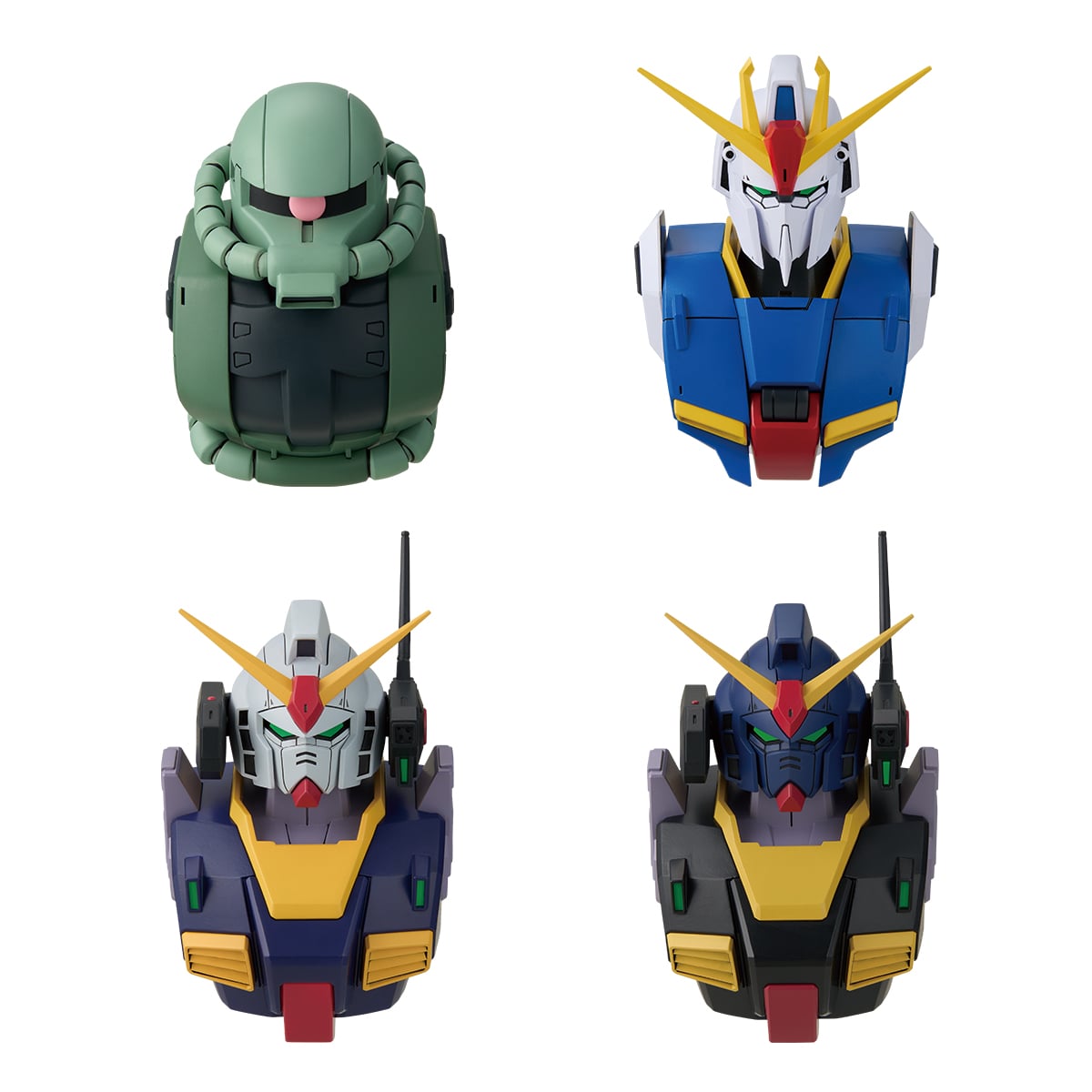 Mobile Suit Gundam Ichibansho Zakka Gundam Head Magnet (Universal Century Saga 2) Box of 4 Magnets Gallery Image 3