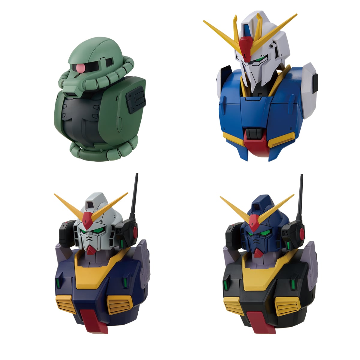 Mobile Suit Gundam Ichibansho Zakka Gundam Head Magnet (Universal Century Saga 2) Box of 4 Magnets Gallery Image 4