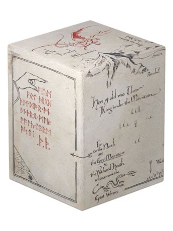 The Hobbit Boulder 100+ Return to Earth Thror’s Map Deck Box Gallery Image 2