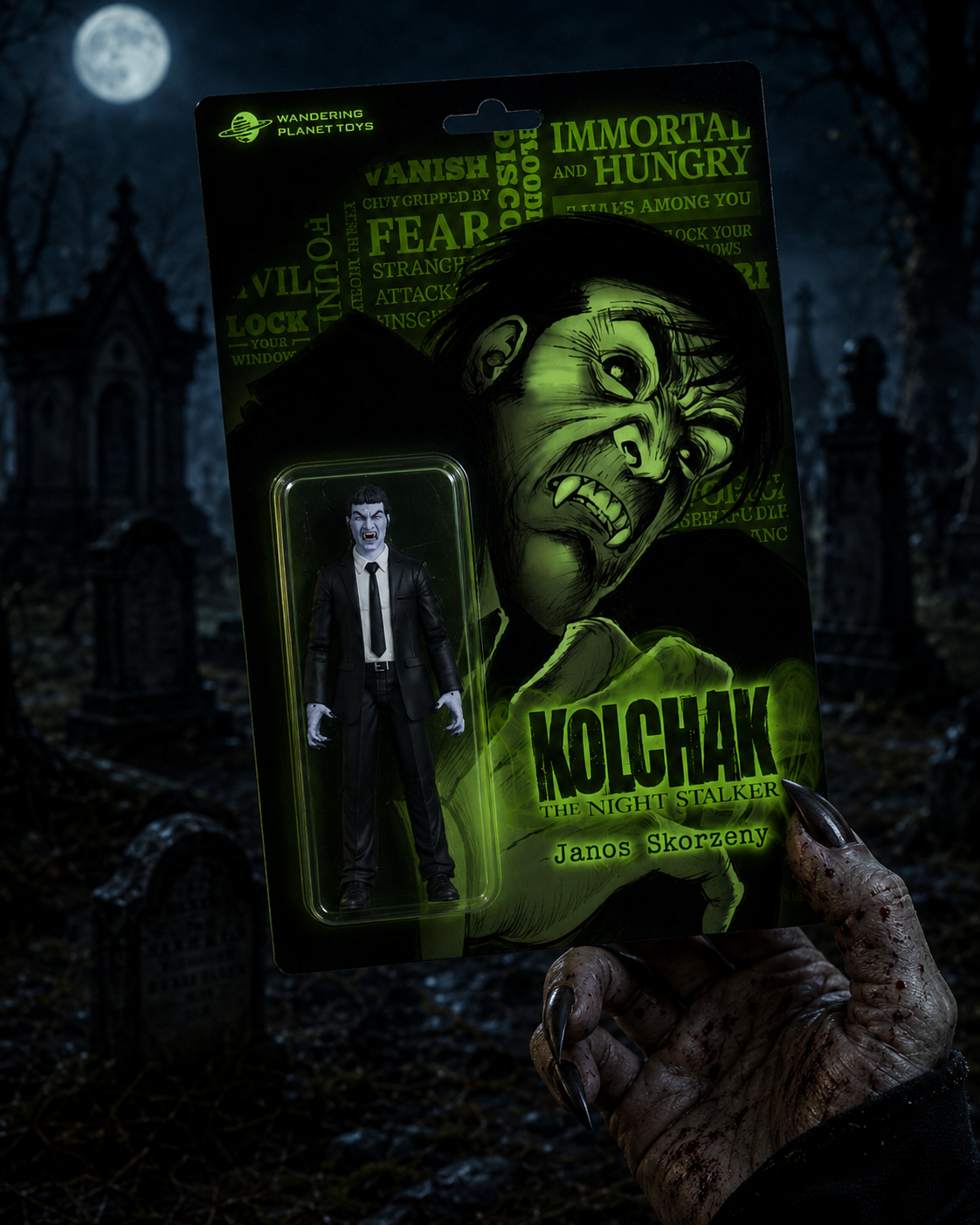 Kolchak: The Night Stalker Janos Skorzeny 1/12 Scale BBTS Exclusive Action Figure Gallery Image 4